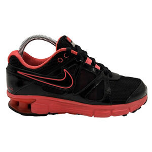 Nike Reax Rocket 2 Shoes Womens‎ Size 8.5 Black Red Running Sneakers 454175-003